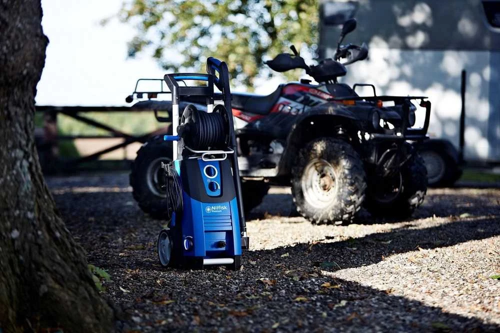 Nilfisk Nilfish PREMIUM 180-10 EU Slėginė plovimo mašina Vertikali Elektrinė 610 l/h 2900 W Mėlyna, Juodas