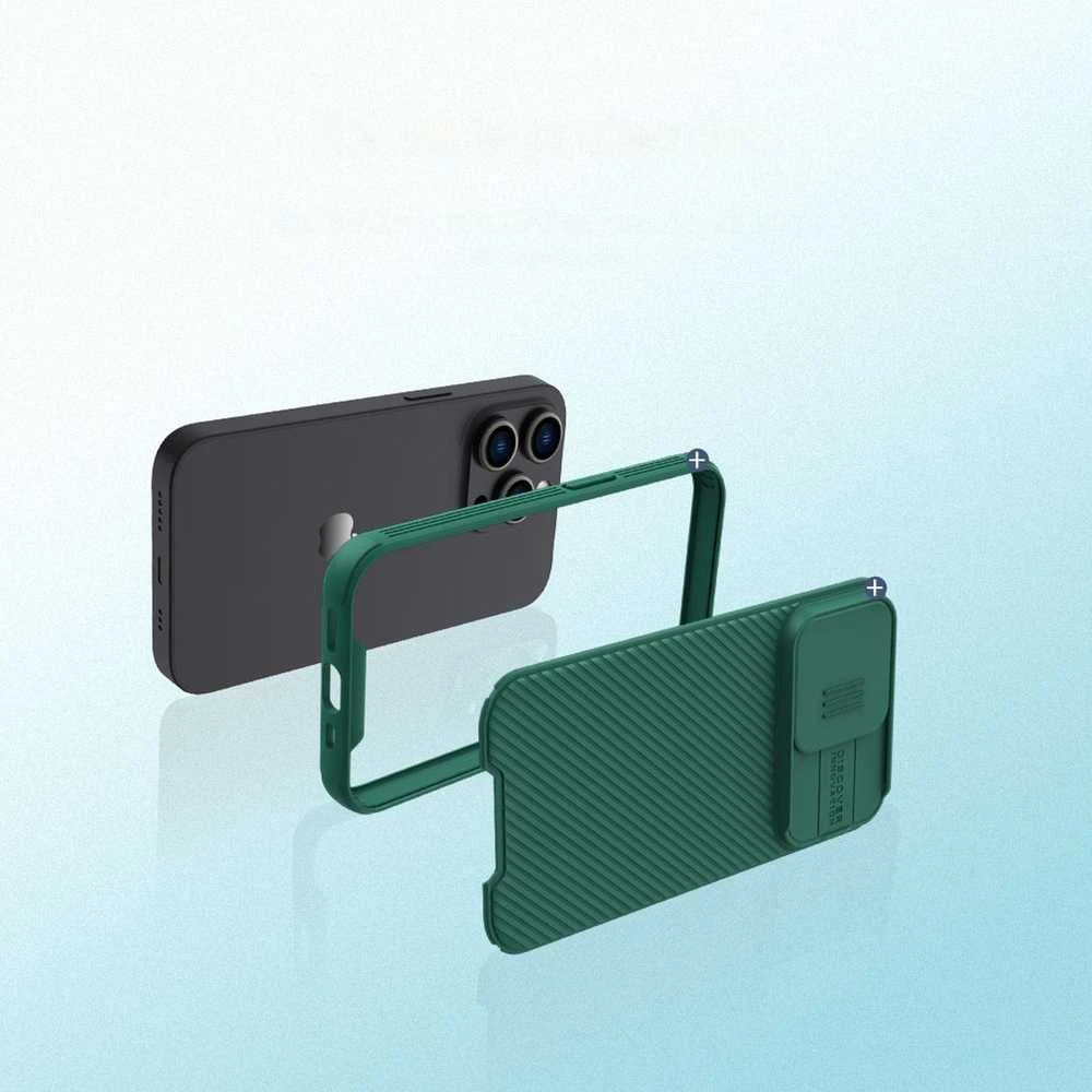 Dėklas Nillkin CamShield Pro Apple iPhone 14 Pro mėlynas