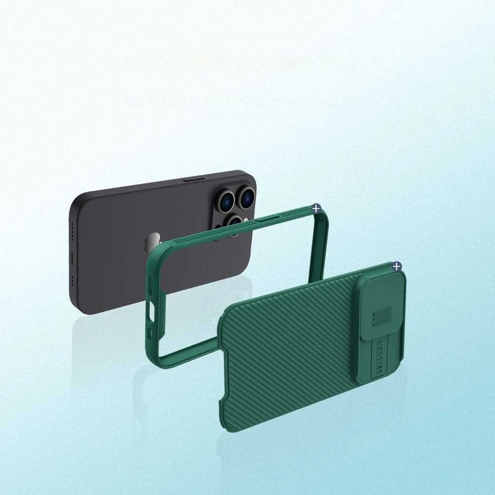 Dėklas Nillkin CamShield Pro Apple iPhone 14 Pro Max žalias