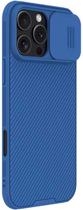 Nillkin CamShield PRO Hard Apple iPhone 16 Pro Max dėklas telefonui mėlynos spalvos