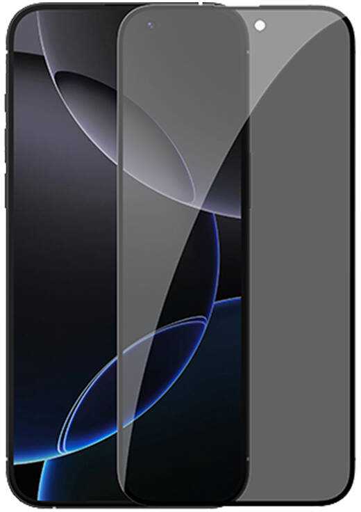 Nillkin Apsauginis stiklas 0.25mm Guardian 2.5D Apple iPhone 16 Pro Max Juodas (with applicator)