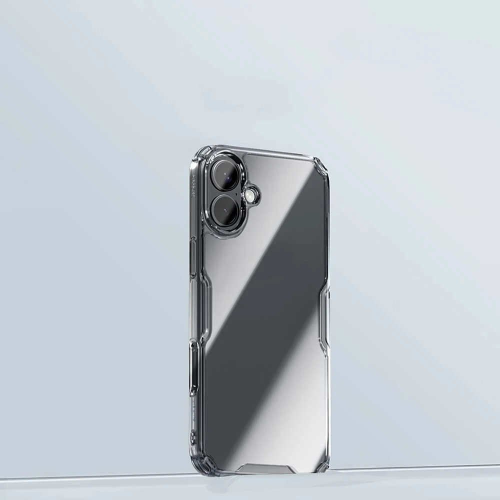 Nillkin Nature Pro iPhone 16 – dėklas telefonui skaidrus and dėklas telefonui baltos spalvos