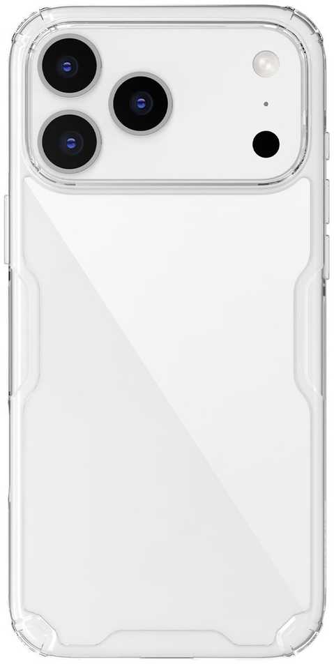 Nillkin Nature TPU PRO dėklas skirtas Apple iPhone 17 Pro Max skaidrus