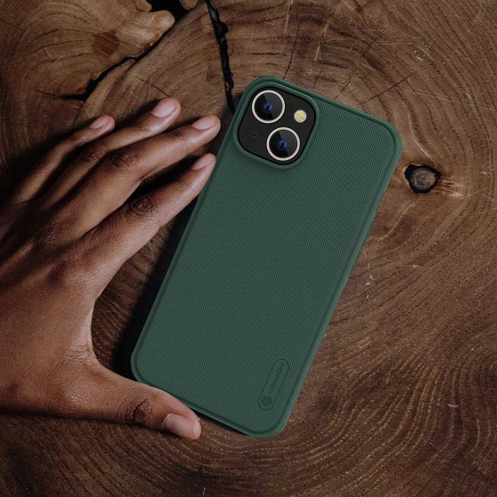 Dėklas Nillkin Super Frosted Shield Pro Apple iPhone 14 Plus žalias