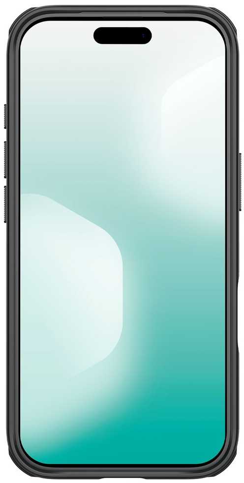 Nillkin Super Frosted PRO Magnetic Back dėklas skirtas Apple iPhone 17 Pro Max juodos spalvos