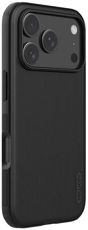 Nillkin Super Frosted PRO Magnetic Back dėklas skirtas Apple iPhone 17 Pro Max juodos spalvos