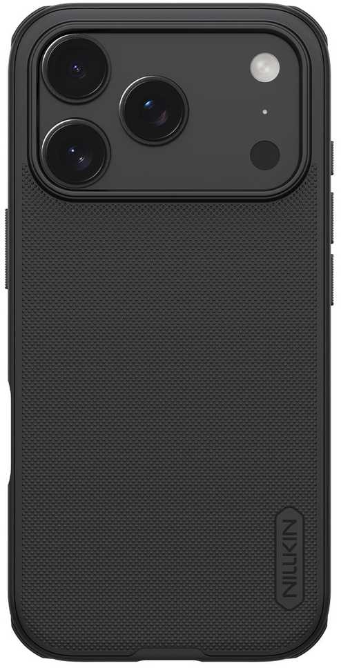 Nillkin Super Frosted PRO Magnetic Back dėklas skirtas Apple iPhone 17 Pro Max juodos spalvos
