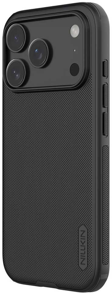 Nillkin Super Frosted PRO Magnetic Back dėklas skirtas Apple iPhone 17 Pro Max juodos spalvos