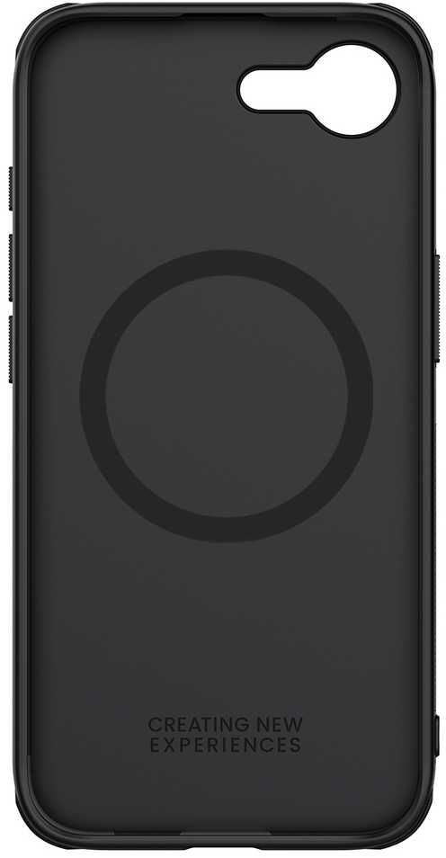 Nillkin Super Frosted PRO Magnetic Back dėklas skirtas Apple iPhone 16e juodos spalvos