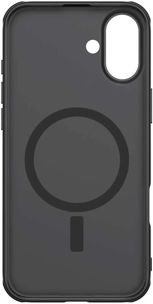 Nillkin Super Frosted PRO Magnetic Back Apple iPhone 16 dėklas telefonui juodos spalvos
