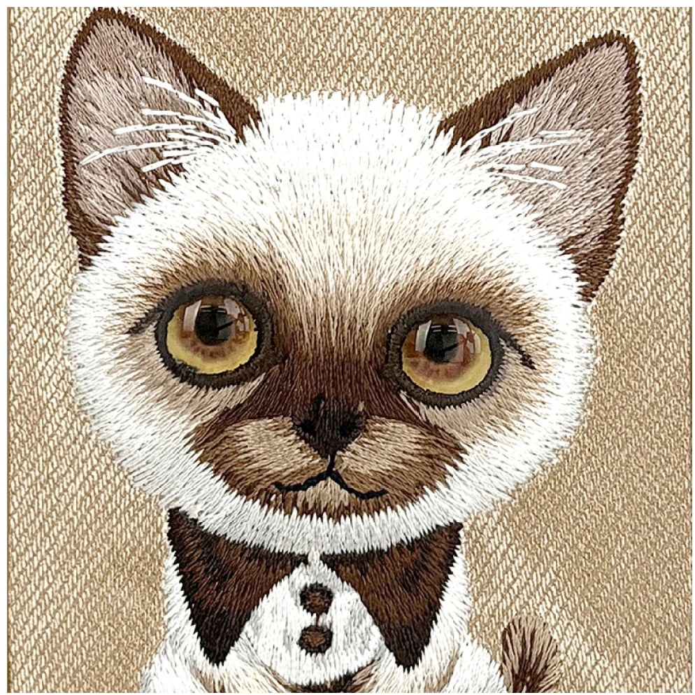 Nimmy Big Eyed Pet 2.0 Cat Dėklas Apple iPhone 17 rusvai gelsvas