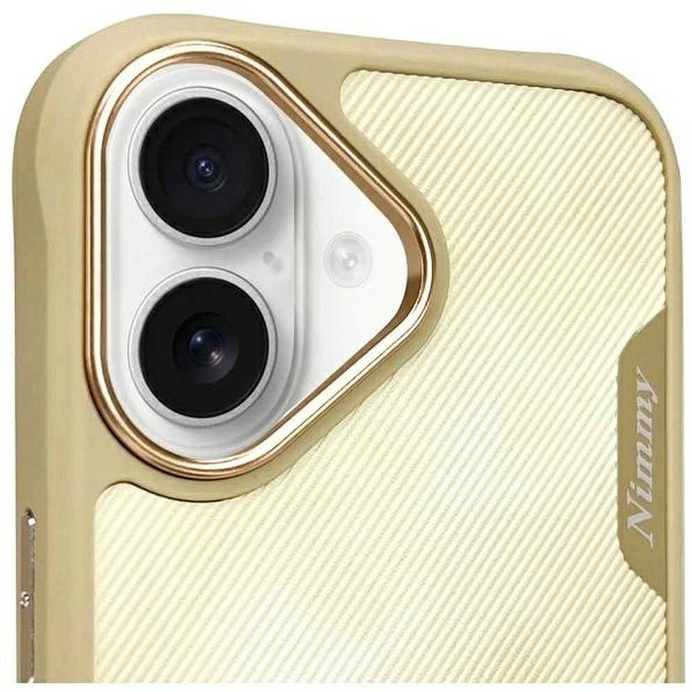 Nimmy dėklas Apple iPhone 16 6.1″ khaki Big Eyed Pet 2.0 Cat