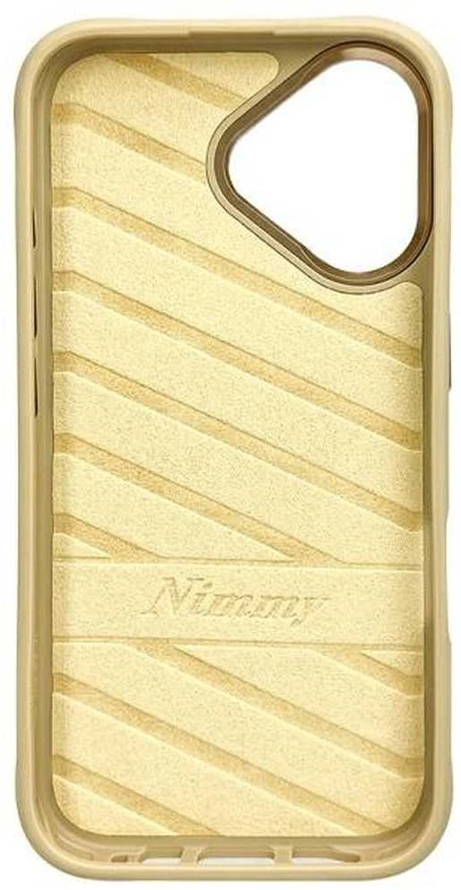 Nimmy dėklas Apple iPhone 16 6.1″ khaki Big Eyed Pet 2.0 Cat