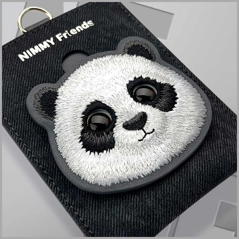 Nimmy kortelių dėklas juodos spalvos Big Eyed Pet 2.0 Cat
