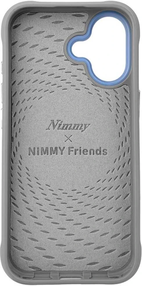 Dėklas Nimmy Big Eyed Pet 2.0 Dog skirtas Apple iPhone 17 pilkos spalvos