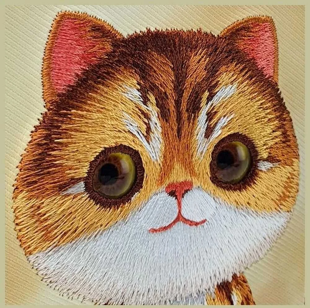 Nimmy Apple iPhone 15 Pro Max 6.7" dėklas telefonui haki spalvos Big Eyed Pet 2.0 Cat