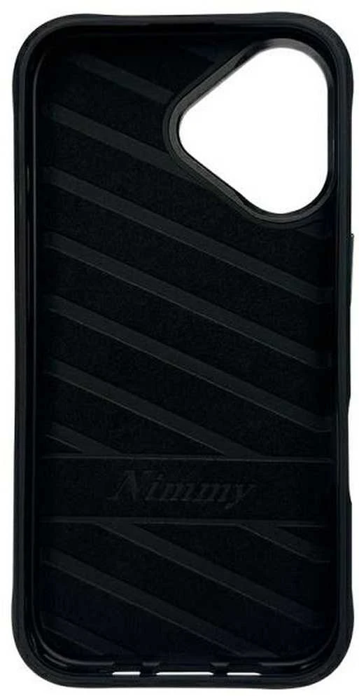 Nimmy dėklas Apple iPhone 16 6.1″ juodos spalvos Big Eyed Pet 2.0 Panda