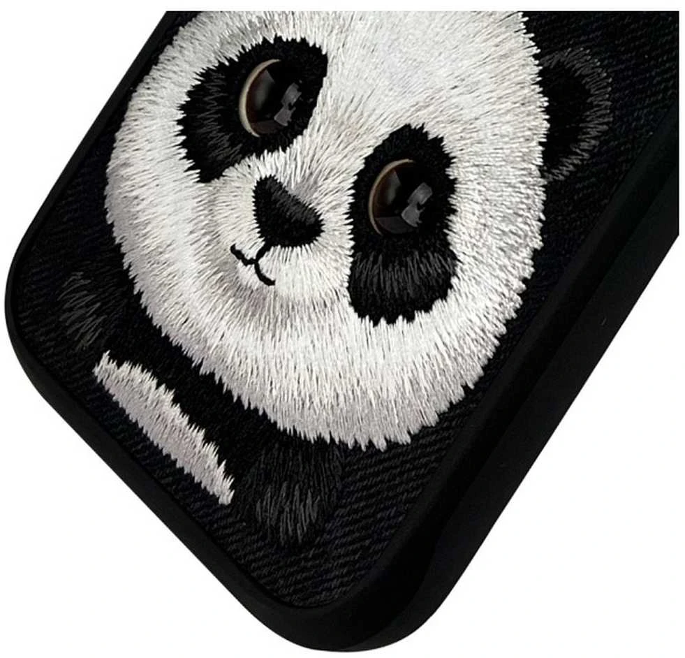 Nimmy Apple iPhone 16 Pro Max 6.9" dėklas telefonui juodos spalvos Big Eyed Pet 2.0 Panda