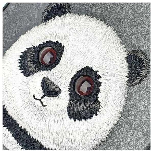 Dėklas Nimmy torebka na telefon juodos spalvos Big Eyed Pet 2.0 Panda