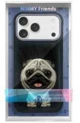 Dėklas NIMMY case BIG EYED PET 2.0 Dog for IPHONE 17 juodas