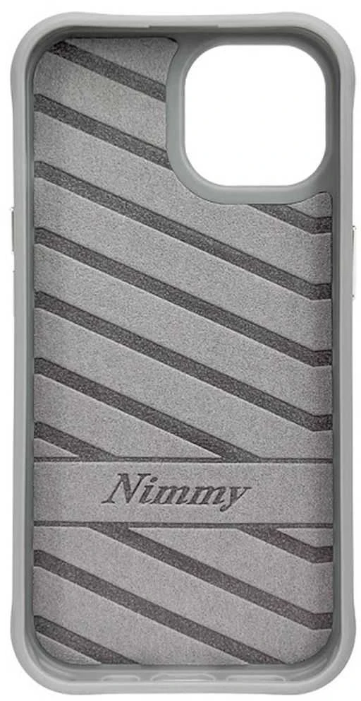 Nimmy Apple iPhone 15 6.1" dėklas telefonui pilkos spalvos Cool&Cute 2.0 Bear