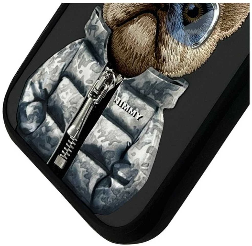 Nimmy Apple iPhone 16 Pro Max 6.9" dėklas telefonui juodos spalvos Cool&Cute 2.0 Dog