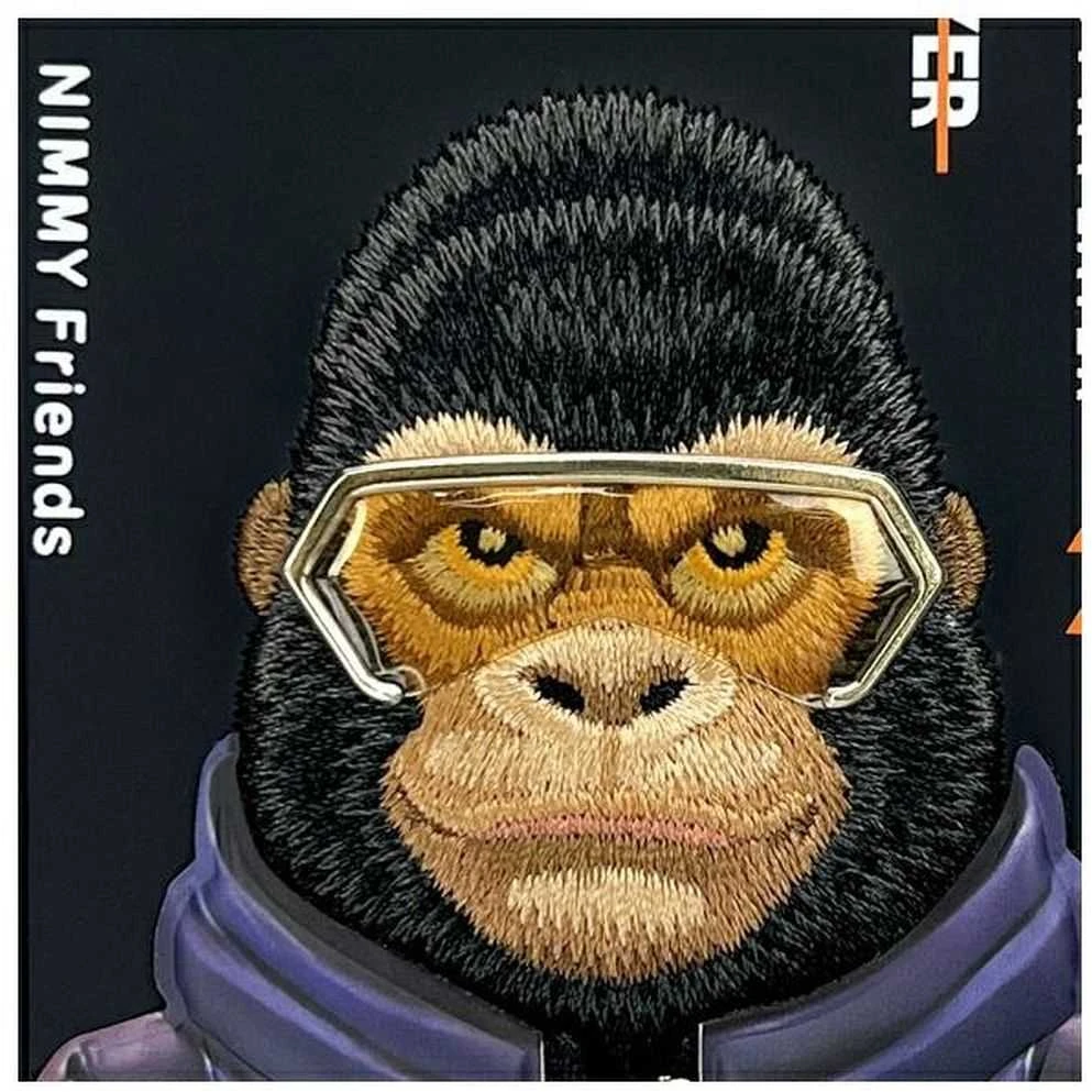 Nimmy dėklas Apple iPhone 16 6.1″ juodos spalvos Cool&Cute 2.0 Monkey