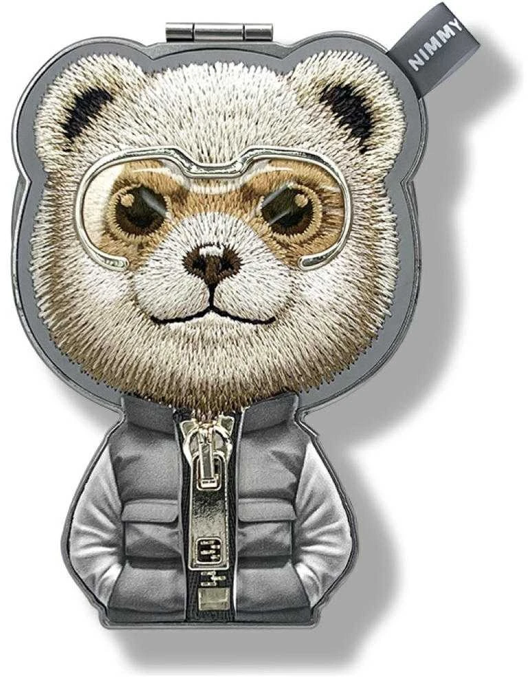 Magnetic pendant Nimmy Cool&Cute 2.0 Bear pilkos spalvos