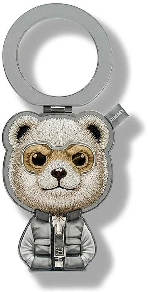 Magnetic pendant Nimmy Cool&Cute 2.0 Bear pilkos spalvos