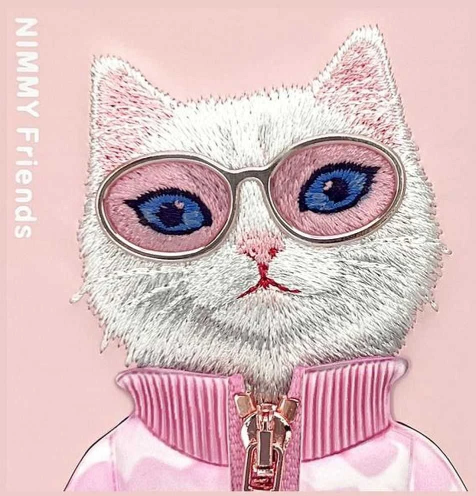Nimmy dėklas Apple iPhone 16 6.1″ rožinės spalvos Cool&Cute 2.0 Cat