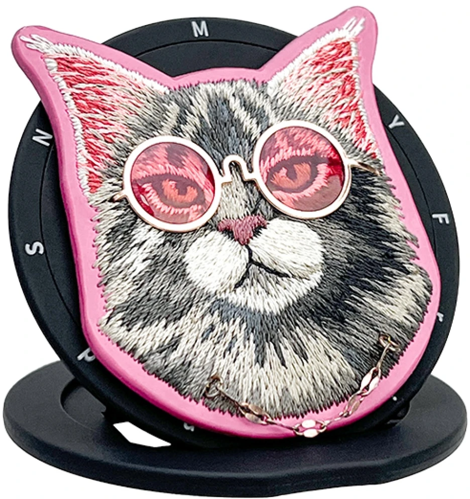 Nimmy Cool&Cute 2.0 Cat Magnetic Phone Holder - Rožinė