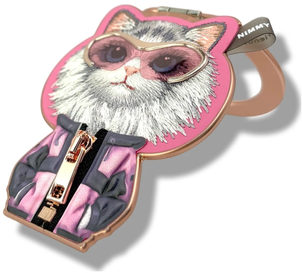 Nimmy Cool&Cute 2.0 Cat Magnetic Phone Holder - Rožinė
