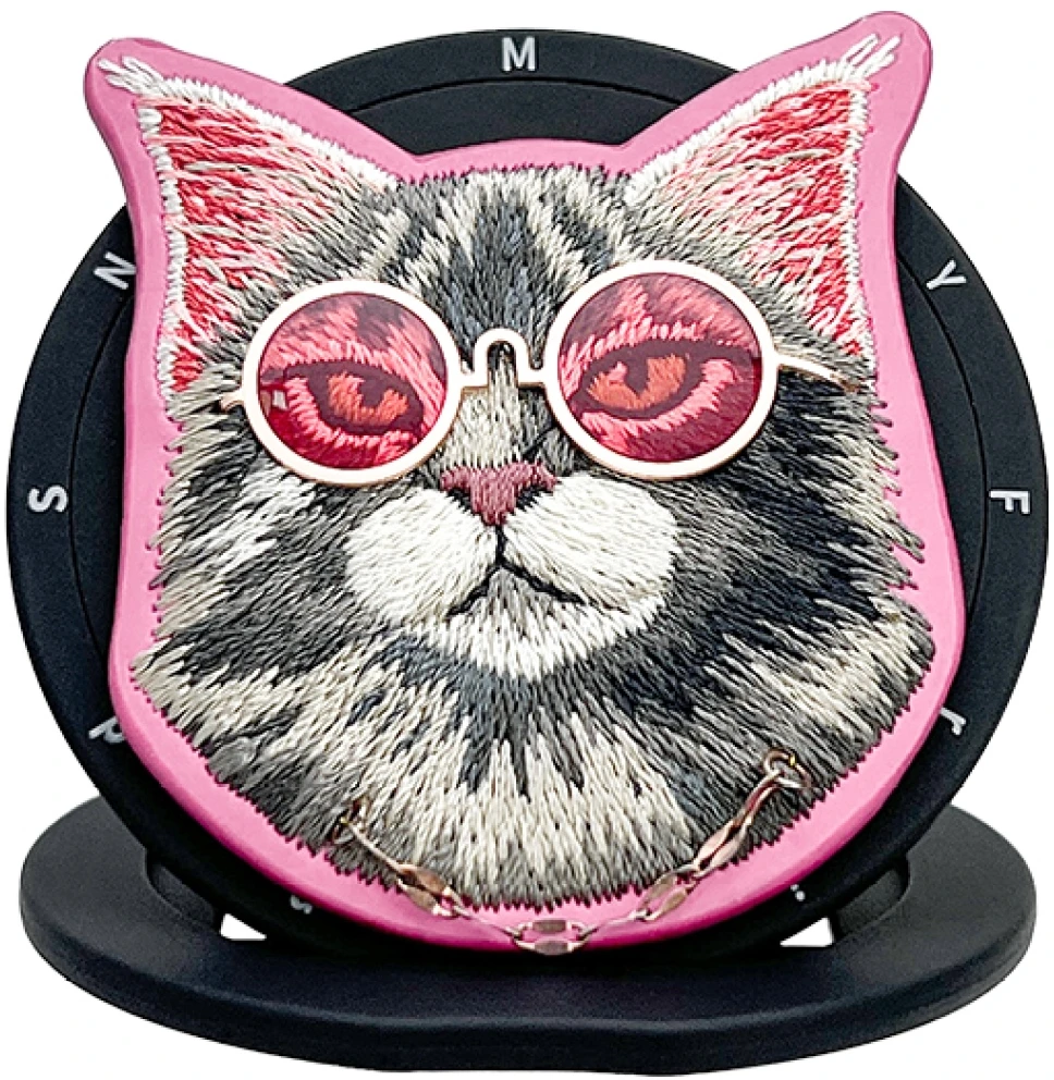 Nimmy Cool&Cute 2.0 Cat Magnetic Phone Holder - Rožinė