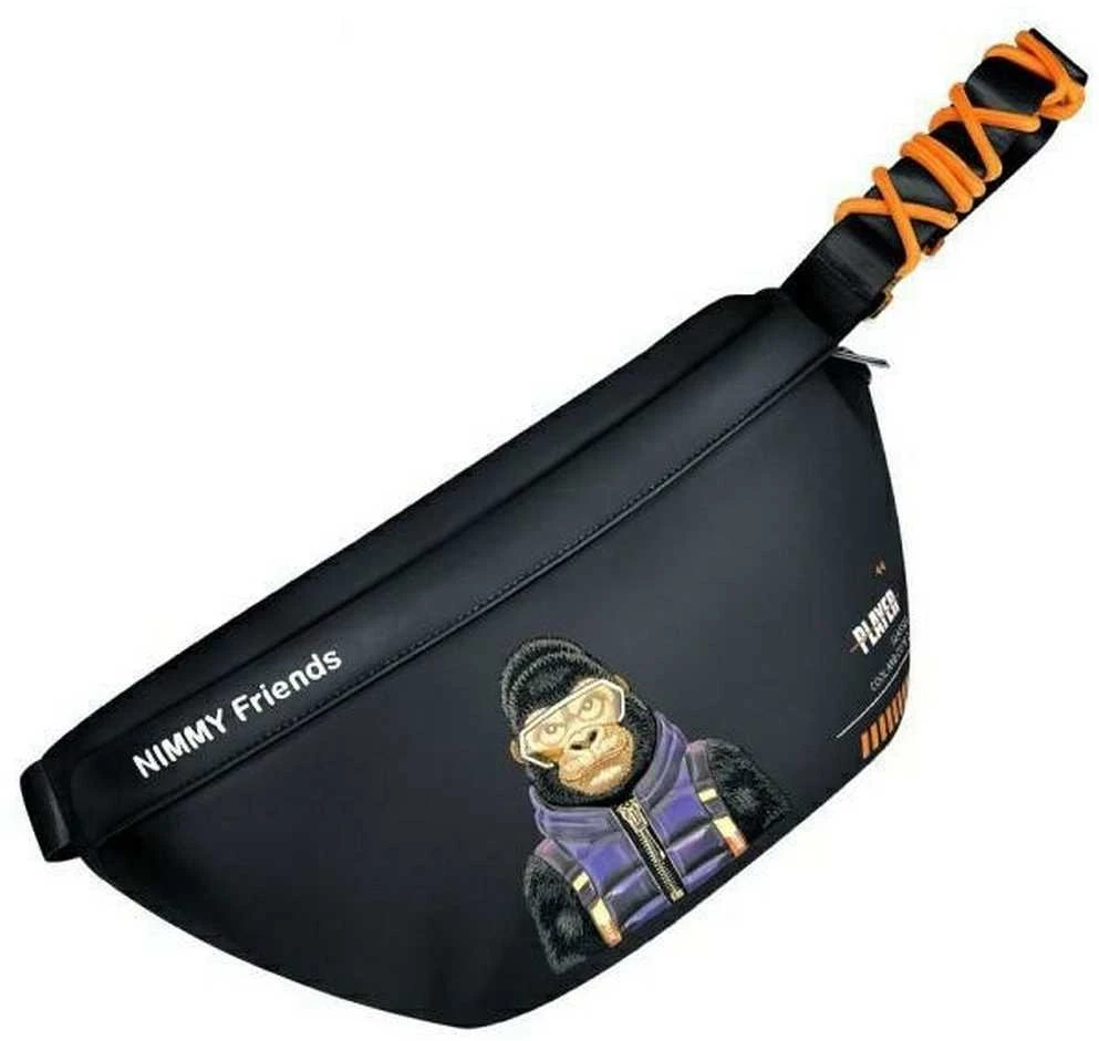 Nimmy krepšys ant rėmo juodos spalvos Crossbody Cool&Cute 2.0 Gorilla