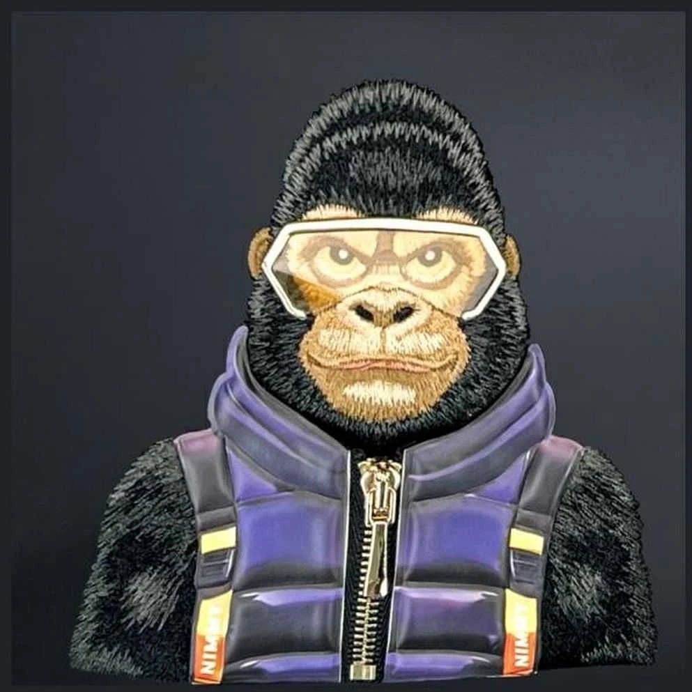 Nimmy krepšys ant rėmo juodos spalvos Crossbody Cool&Cute 2.0 Gorilla
