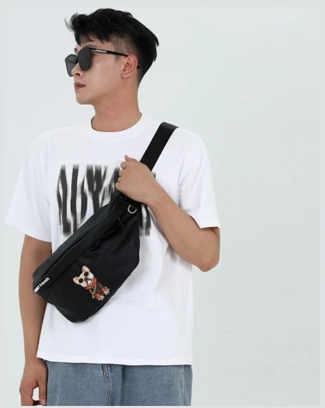 Nimmy Nerka na ramię rožinės spalvos Crossbody Glasses Cool Cat