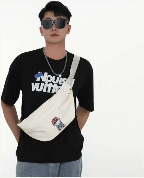 Nimmy Nerka na ramię rožinės spalvos Crossbody Glasses Cool Cat