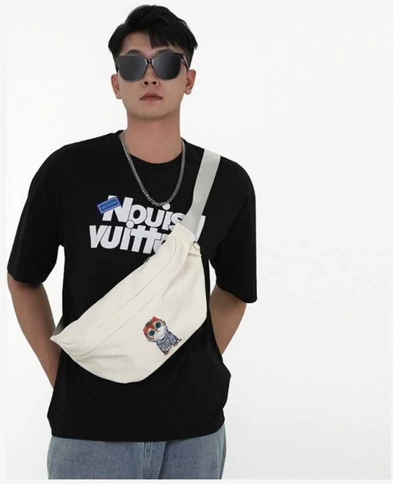 Nimmy krepšys ant rėmo pilkos spalvos Crossbody Glasses Cool Cat