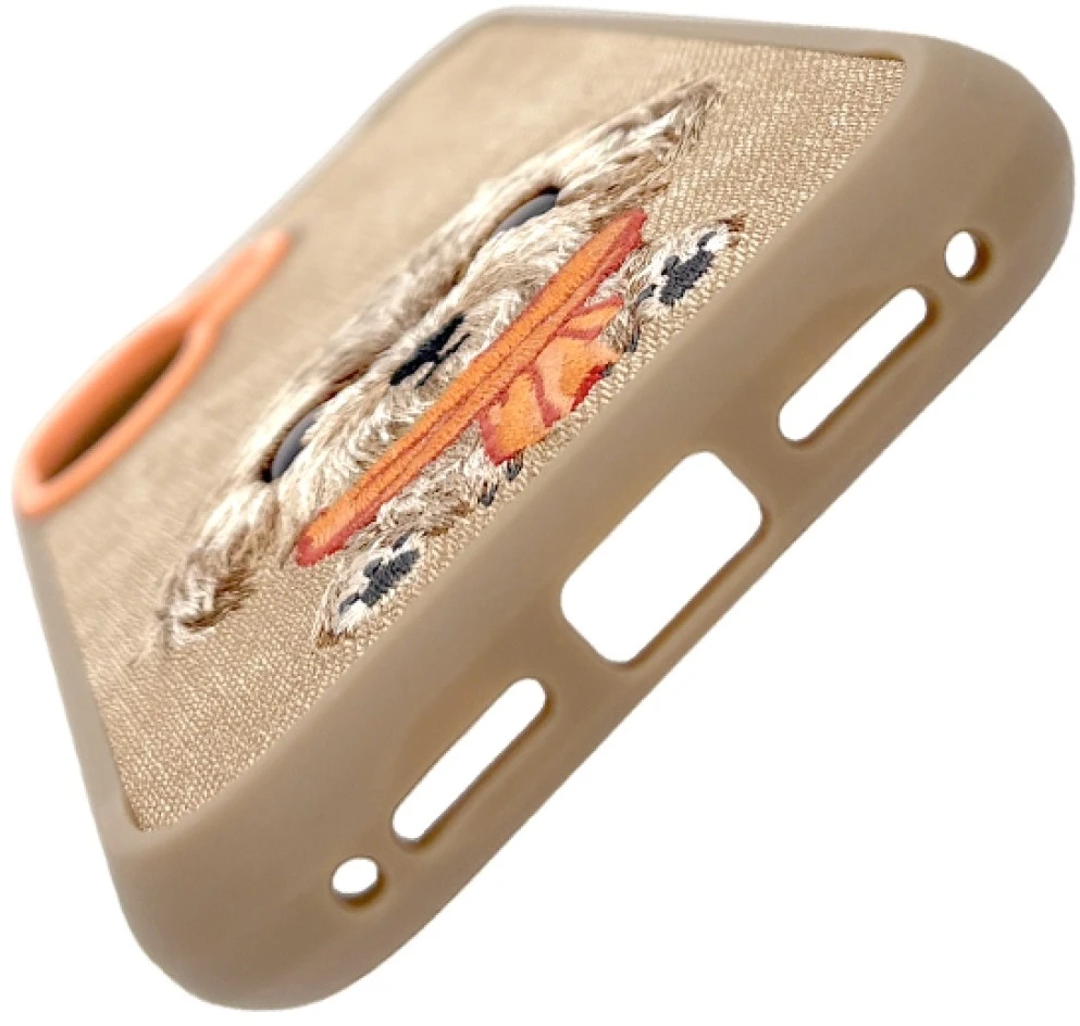 Dėklas Nimmy Big Eyed Pet 2.0 Dog case for iPhone 17 - beige