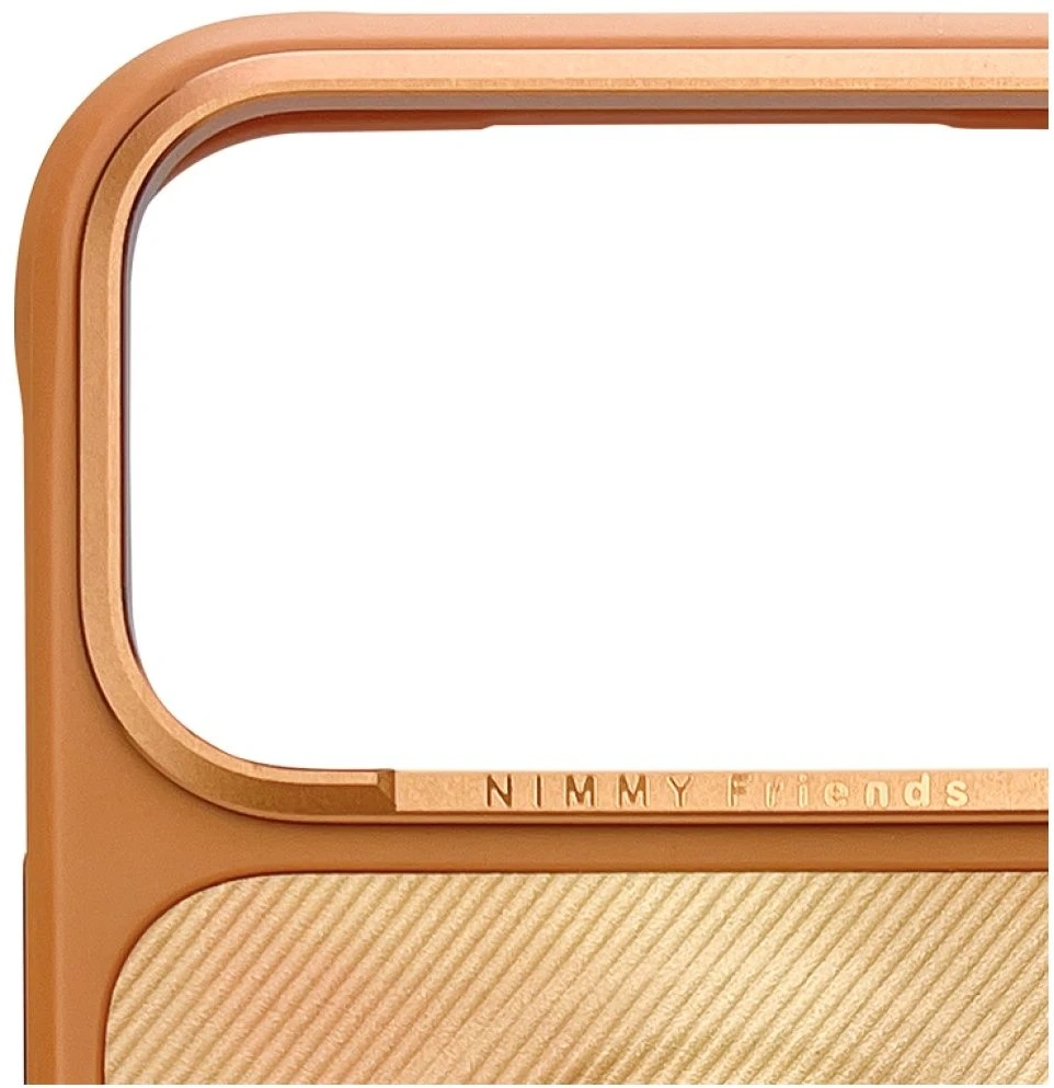 NIMMY dėklas GENTLE PETS SERIES DOG, suderinamas su MagSafe, skirtas IPHONE 17 Pro, oranžinis