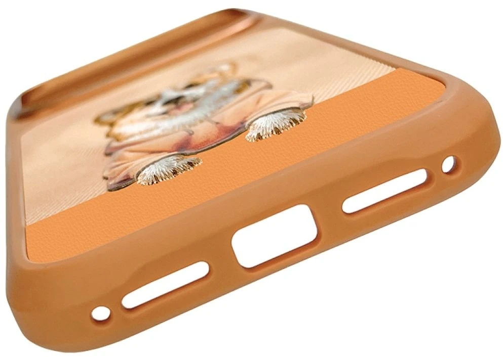NIMMY dėklas GENTLE PETS SERIES DOG, suderinamas su MagSafe, skirtas IPHONE 17 Pro, oranžinis