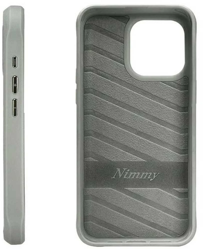 Nimmy Apple iPhone 15 Pro 6.1" dėklas telefonui pilkos spalvos Glasses Cool Cat