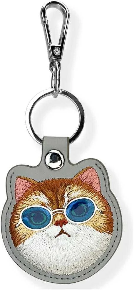 Dėklas daiktų ieškikliui Nimmy Glasses Cool Cat pilkos spalvos