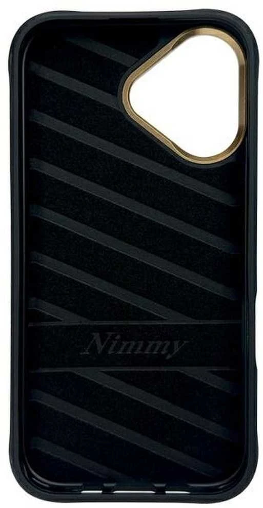 Nimmy dėklas Apple iPhone 16 6.1″ juodas Glasses Cool Dog