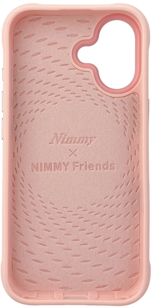 „Nimmy Glasses Cool nag“ dėklas „iPhone 17“ – rožinis