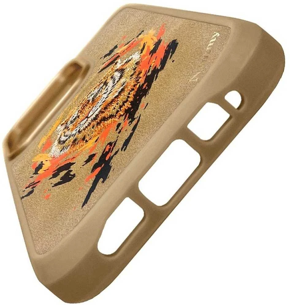 Nimmy Tiger MagSafe dėklas skirtas Apple iPhone 16 Pro Max light rudos spalvos