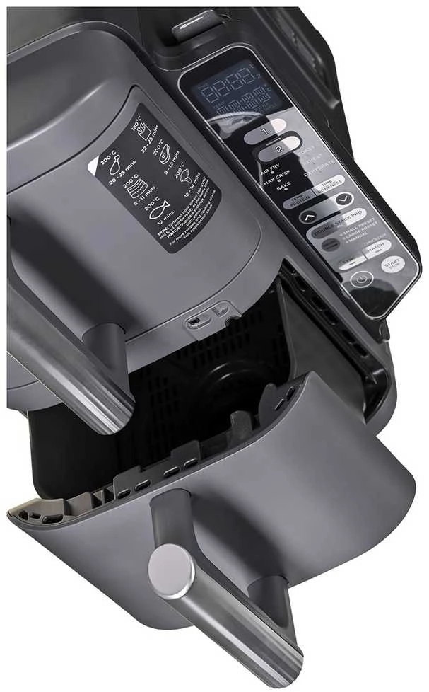 Karšto oro gruzdintuvė Ninja Double Stack XL SL451EU, 9,5 l - Smart Cook sistema su termometru