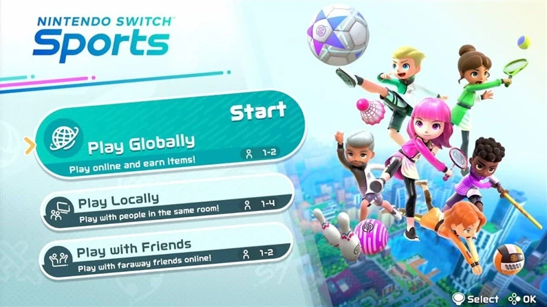 „Nintendo Switch Sports“.
