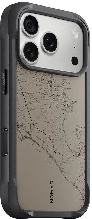 Nomad Rugged dėklas, balandra – iPhone 18 Pro/17 Pro