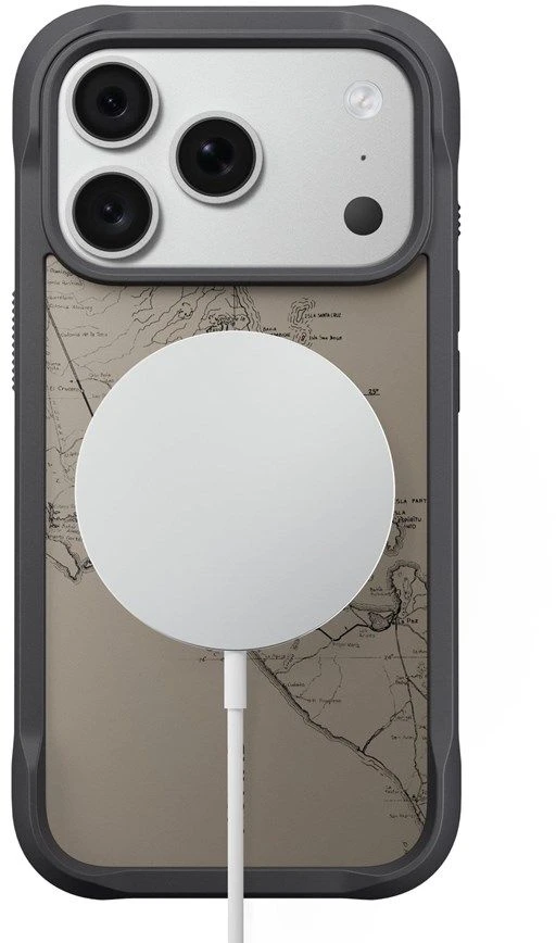 Nomad Rugged dėklas, balandra – iPhone 18 Pro/17 Pro